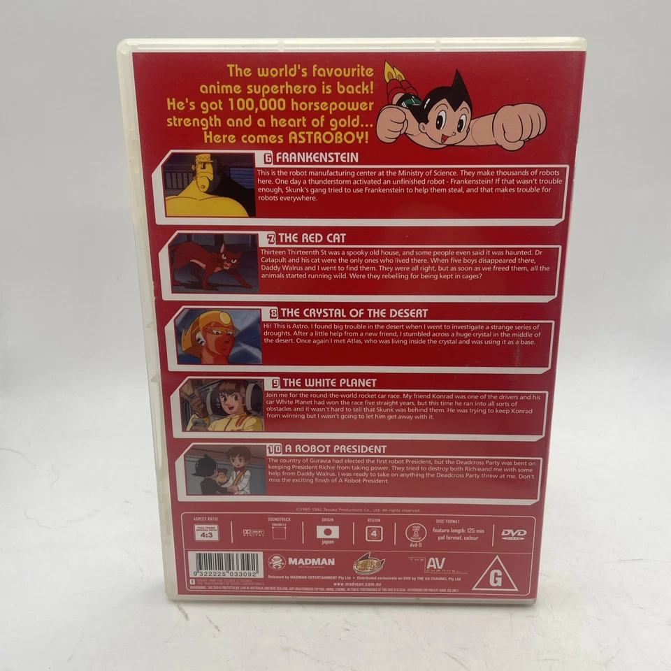 Astro Boy Paquete x 4 DVD La Serie Original Años 80 Región 4 Envío Gratis Foto 3 de 4