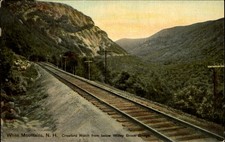 Crawford Notch from below Wiley Brook Bridge White Mtns New Hampshire~c1910