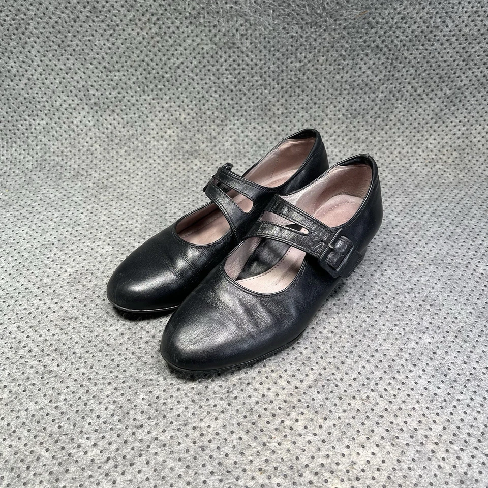 Beautifeel Regina Black Leather Slingback Ballet Shoes Size 36 UK 5.5 Women’s - Imagem 2 de 4