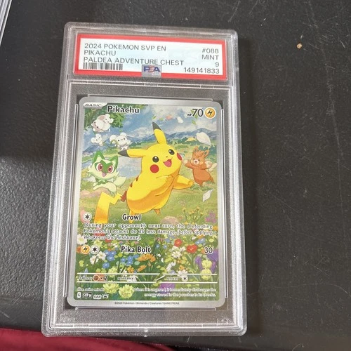 New ListingPokémon Pikachu #088 SV: Scarlet & Violet Promo Holo PSA 9 English 2024 Card