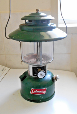 #ad VINTAGE LARGE COLEMAN MODEL 228H KEROSENE PRESSURE LANTERN LAMP LIGHT MADE USA AU $175.90