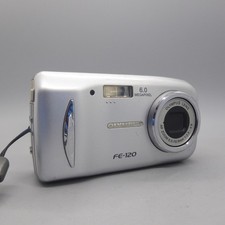 Olympus FE-120 6.0 MP Compact Digital Camera Silver Tested