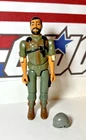 GI Joe Clutch 1982 v1 *COMPLETE, No Cracks!* Vintage Vamp Driver Straight Arm