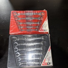 Snap-on 6pt Sae Metric Double End Flare Nut Wrench Sets Nos Sealed Rxfs605b
