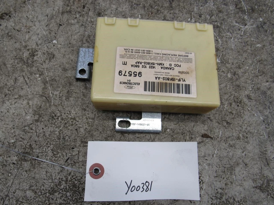 1999 for escort ECM Theft locking F87F-15K602-AA control modue computer security Foto 2 de 4