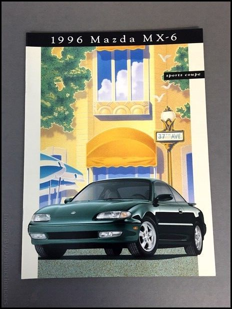 1996 Mazda Mx-6 Mx6 16-page Original Car Sales Brochure Catalog | eBay