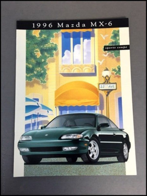 1996 Mazda Mx-6 Mx6 16-page Original Car Sales Brochure Catalog | eBay