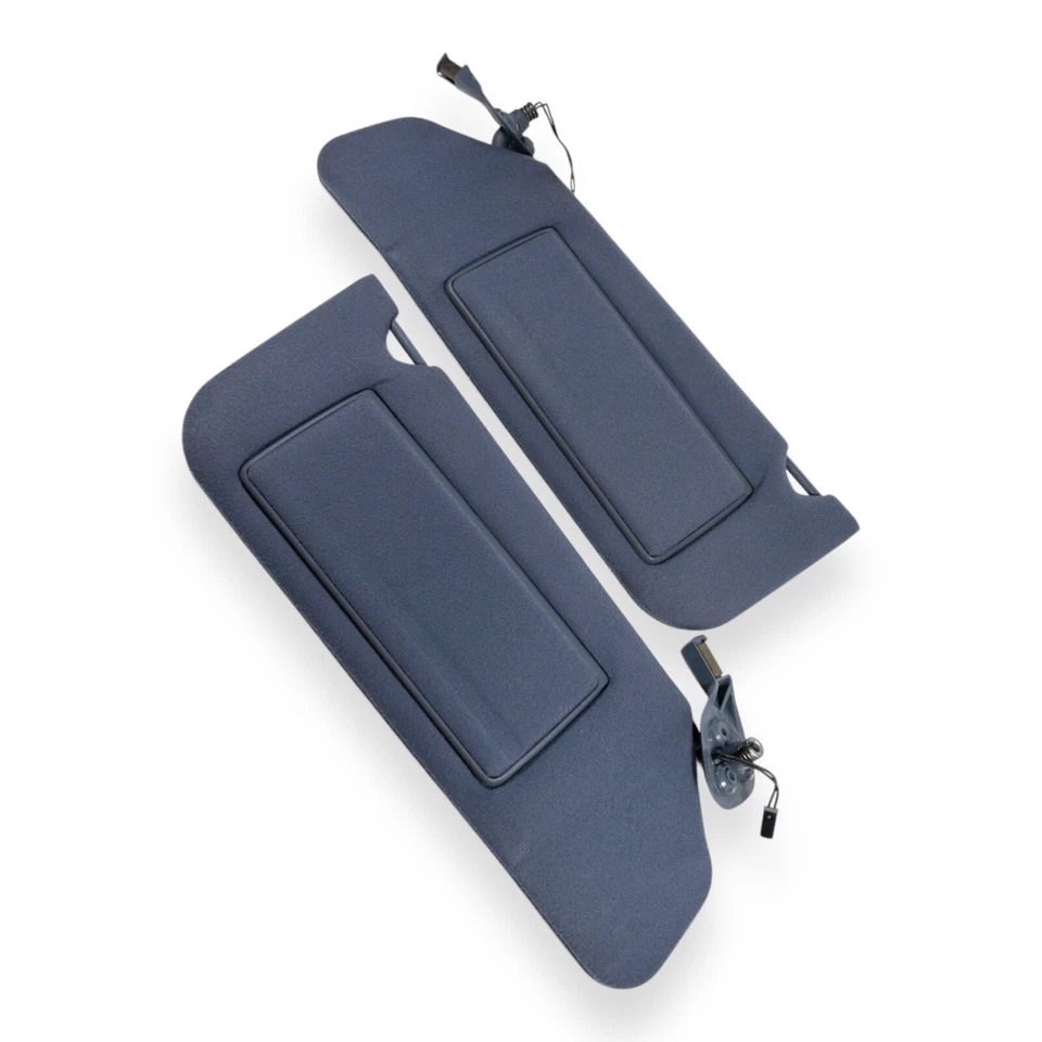 Juego de par de parasoles laterales para conductor y pasajero Buick Riviera 1995-1999 tela azul Foto 3 de 4