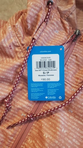 Columbia Women's Side Hill Lined Windbreaker Size S / P wl0265 648 - Picture 2 of 5