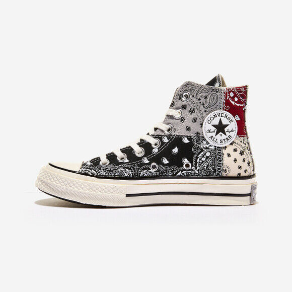 New Converse Chuck 70 Hi 'Paisley' Shoes Sneakers - Black New Converse Chuck 70 Hi 'Paisley' Shoes Sneakers - Black