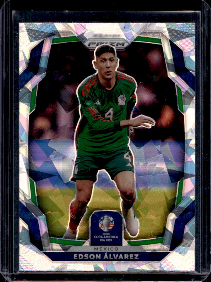 2024 Prizm Copa America Edson Alvarez Cracked Ice Prizm #136 Mexico