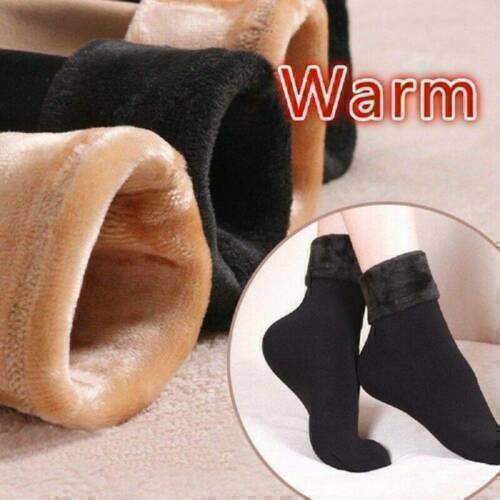 6 Pairs Women Lady Winter Snow Boot Socks Warm Plush Thermal Socks Thick Fleece - Picture 5 of 13