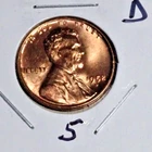 1952-D LINCOLN WHEAT CENT RED W/MINT LUSTER "U-GRADE" BU UNCIRCULATED #5