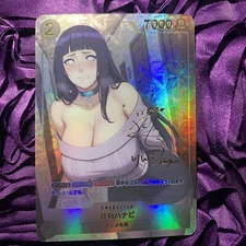 Hinata Hyuga NARUTO FANTASIES MANGA WAIFU ACG Anime Holo Girl Card