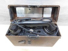 Feldfernsprecher Feldtelefon Wehrmacht Hagenuk FF33, Sammlerzustand 1941