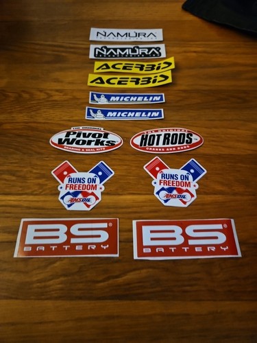Namura stickers Hot Rods Acerbis Amsoil Racing stickers racer sticker pack new - 第 6/7 張圖片