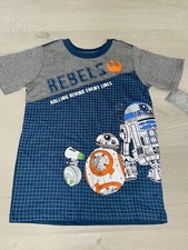  Disney Store....Star Wars Youth Sz Small 5/6 Large Rebel Shirt Top