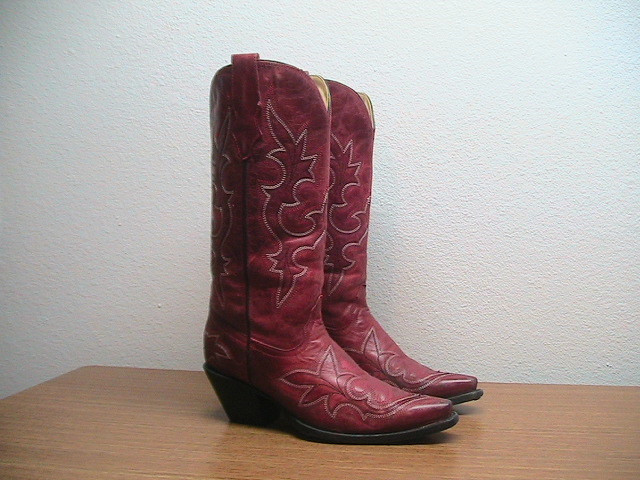 Womens 7 M Corral Red Distressed Leather Western Cowboy Boots Womens 7 M Corral Red Distressed Leather Western Cowboy Boots