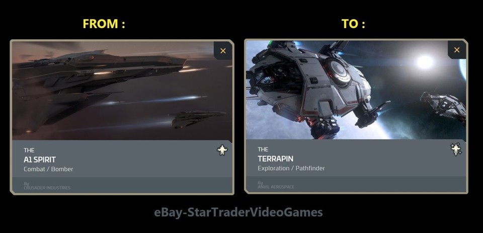 STAR CITIZEN - ENCLUME TERRAPIN UPGRADE - (CCU