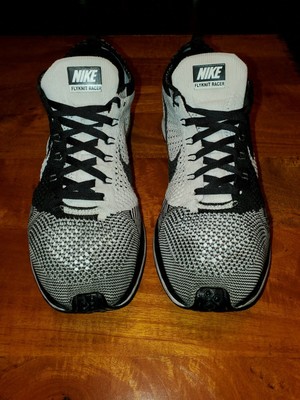 flyknit racer orca white tongue