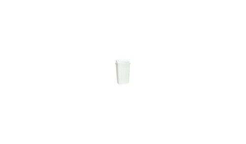Mainstays 13 Gallon Trash Can, Plastic Swing Top Kitchen Garbage Trash Can,White - Picture 3 of 8