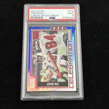 2022 Score Tom Brady Celebration #CTB Artist’s Proof /35 PSA 9 MINT RARE LOW POP