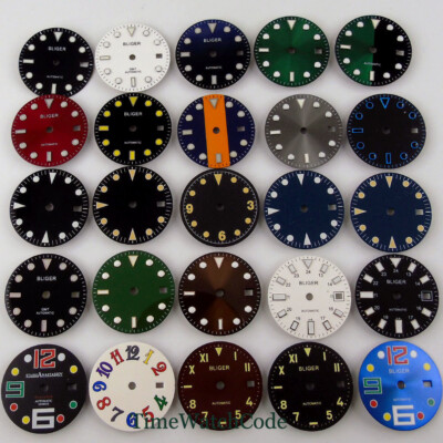 #ad 28.5mm Sterile Watch Dial Face Fit Miyota8215 DG2813 3804 ETA2824 2836 PT5000 $13.20