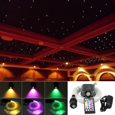 16w Rgbw Sound Sensor Musical Control Fiber Optic Star Ceiling