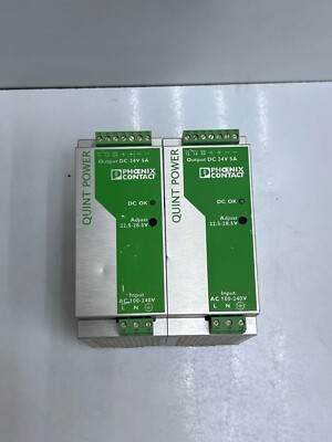 (LOT 2 STK) PHOENIX CONTACT QUINT-PS-100-240AC/24DC/5 Bestellnummer 2938581