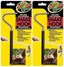  2 Pack Zoo Med Deluxe Collapsible Snake Hook