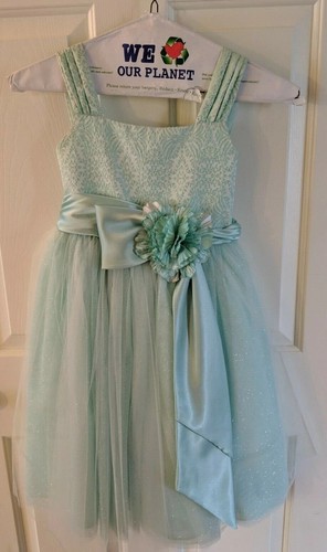 Chantilly Place Special Occasion Dress in Light Green Dress for Girl Size 10 PO - Picture 1 of 8