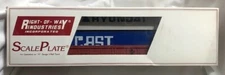 Right of Way Industries Container Car & 2 Containers - ScalePlate - New in Box