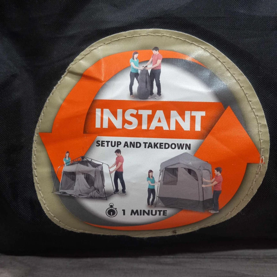 Ozark Trail 2-Room Instant Portable Outdoor Shower Tent/Utility Shelter - Gray - Image 3 of 4