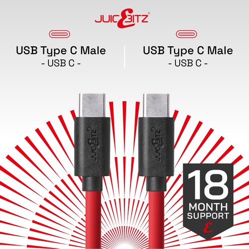 JuicEBitz® USB typu C Kabel do szybkiej ładowarki do iPhone 15 16e iPad Air, iPad Pro - Zdjęcie 61 z 81
