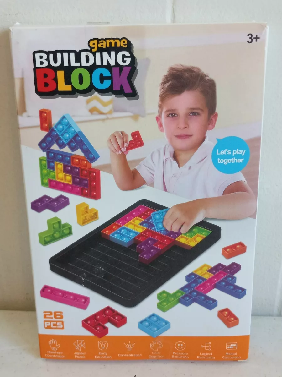 Tetris Kids Early Educational Toys Games Puzzle Building Blocks