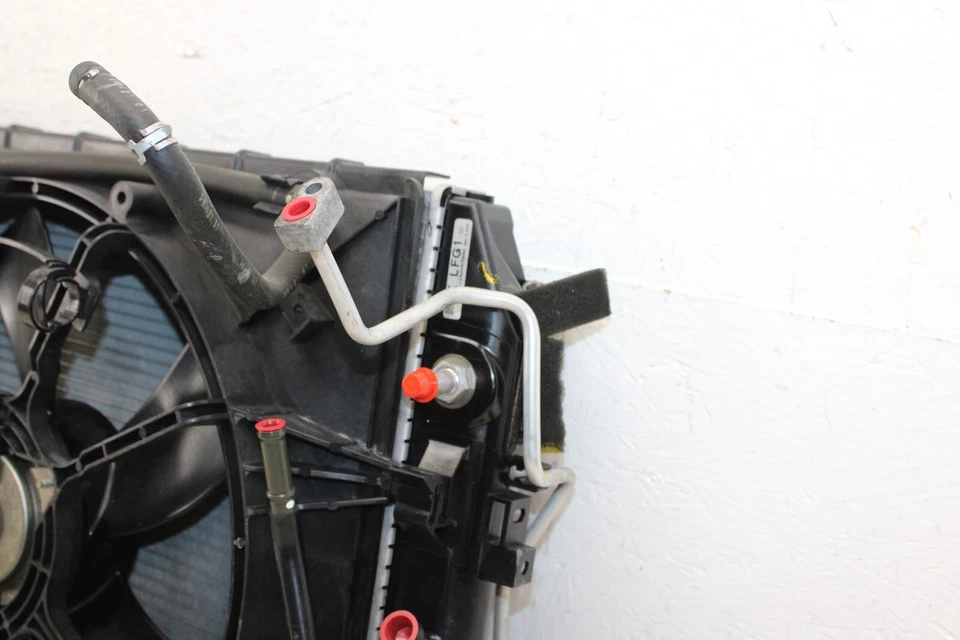 2006-2015 Mazda MX-5 Miata A/T Radiator / Radiator Fan / Condenser OEM JN39 - Image 2 of 4