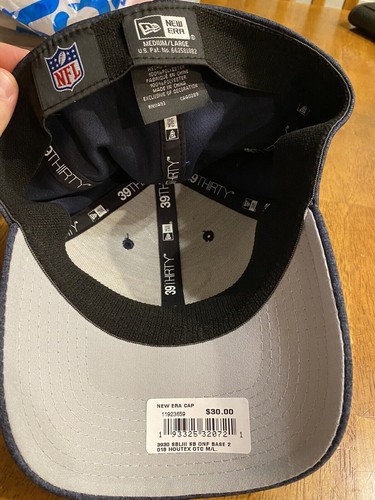 Houston Texans New Era Sideline 39THIRTY Flex Fitted Hat Cap Size Medium Large - Picture 3 of 3