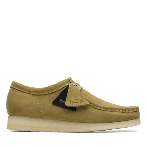 ✅🆕🚚Express Clarks Wallabee Mens Shoes Mid Green Suede| - Picture 2 of 8