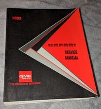 1993 SAFARI SERVICE MANUAL GMC TRUCK BOOK MANUAL