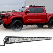 For 24-25 Toyota Tacoma Roof Rack 41.543 Led Work Light Bar Spot Flood Combo