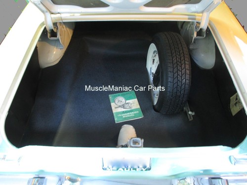 1958 Edsel Pacer Ranger RUBBER TRUNK MAT Black Textured Grain 58