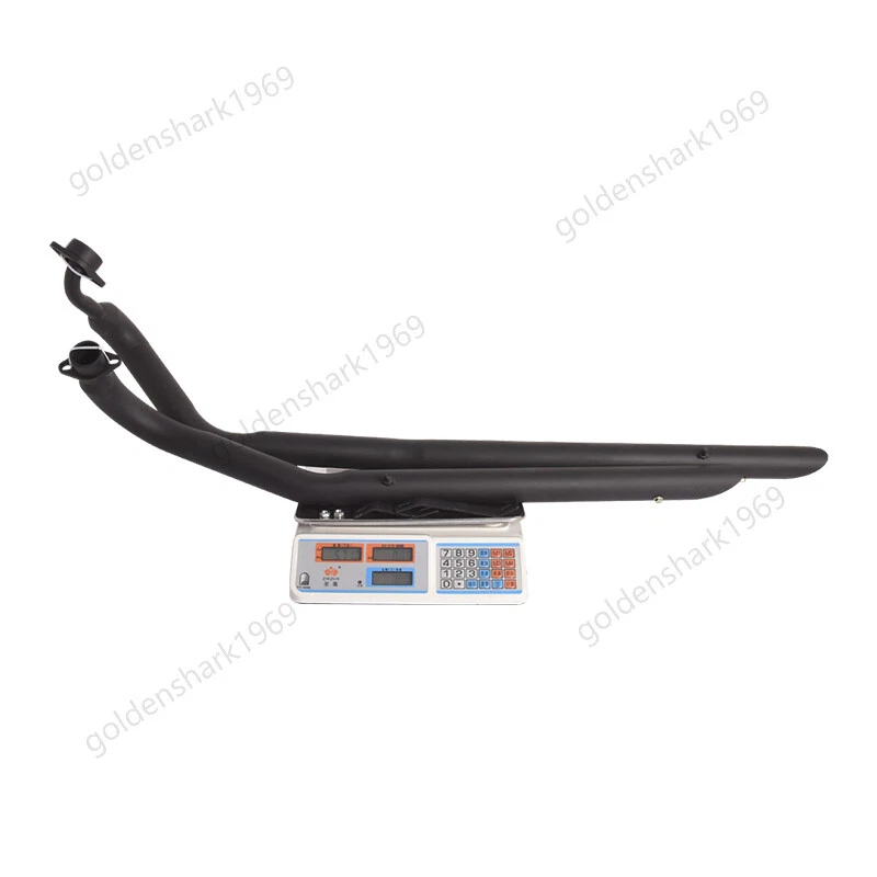 Para Yamaha XVS 1100 V Star 1100 1999-2009 Sistema de escape Negro Silenciador Puntas Deslizables Foto 4 de 4