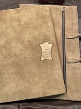 Hazel Mojave Suede Bag Tan Vintage Messenger New