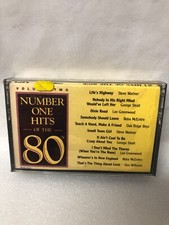NEW NUMBER ONE HIT'S OF THE 80'S CASSETTE 1988