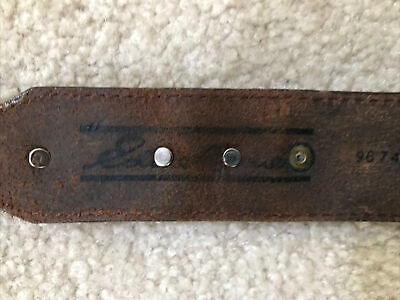 Unique EDDIE BAUER Womans XS.Concho Leather Belt Brown Unique EDDIE BAUER Womans XS.Concho Leather Belt Brown