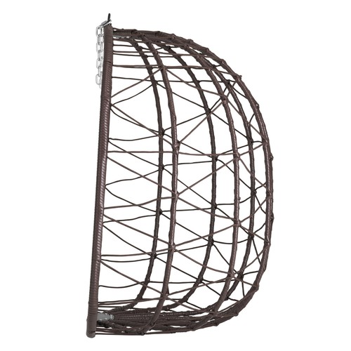 HinHocker Hängesessel für 2 Personen mit Gestell, Braun, XXL Sessel *B-Ware* - Bild 6 von 8