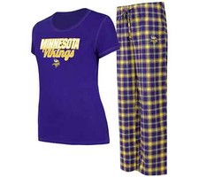 NFL VIKINGS WOMEN Sport Purple/Gold Minnesota Vikings Arctic T-Shirt  Flannel