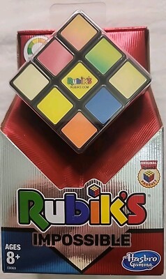 2020 Rubik s Impossible 3'' X 3'' Cube - Advanced Iridescent Color Changing Hasbro