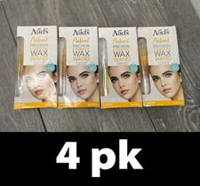 4pk Nad's Natural Precision Eyebrow Wax Wand Kits 0.2 oz (6g) each Wand
