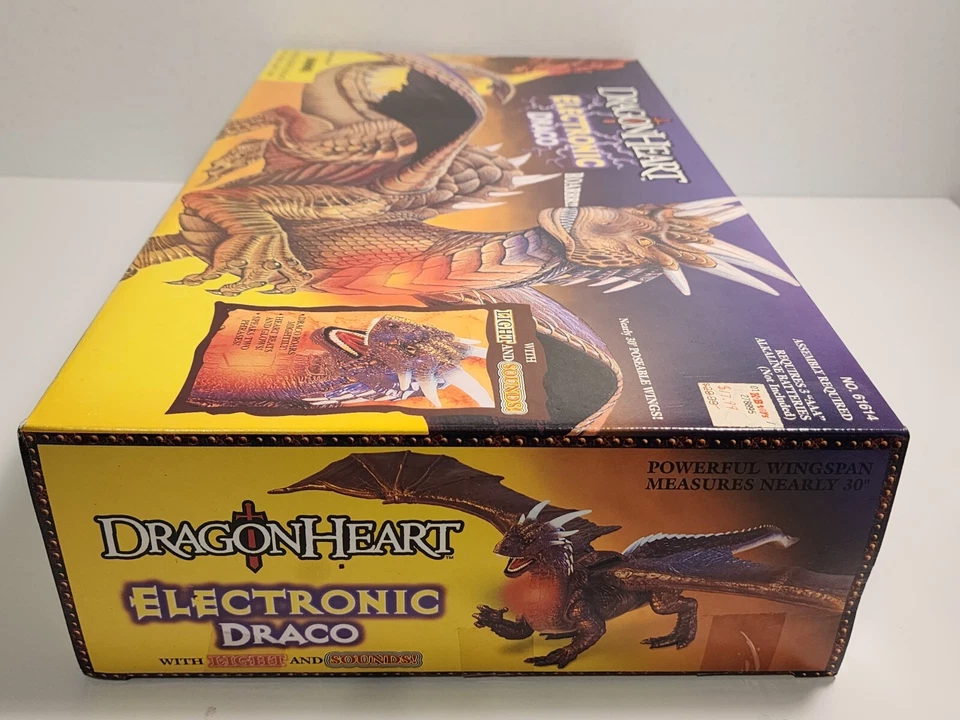 Kenner Dragonheart Electronic Draco 1996 original ¡Nuevo sellado! Foto 4 de 4